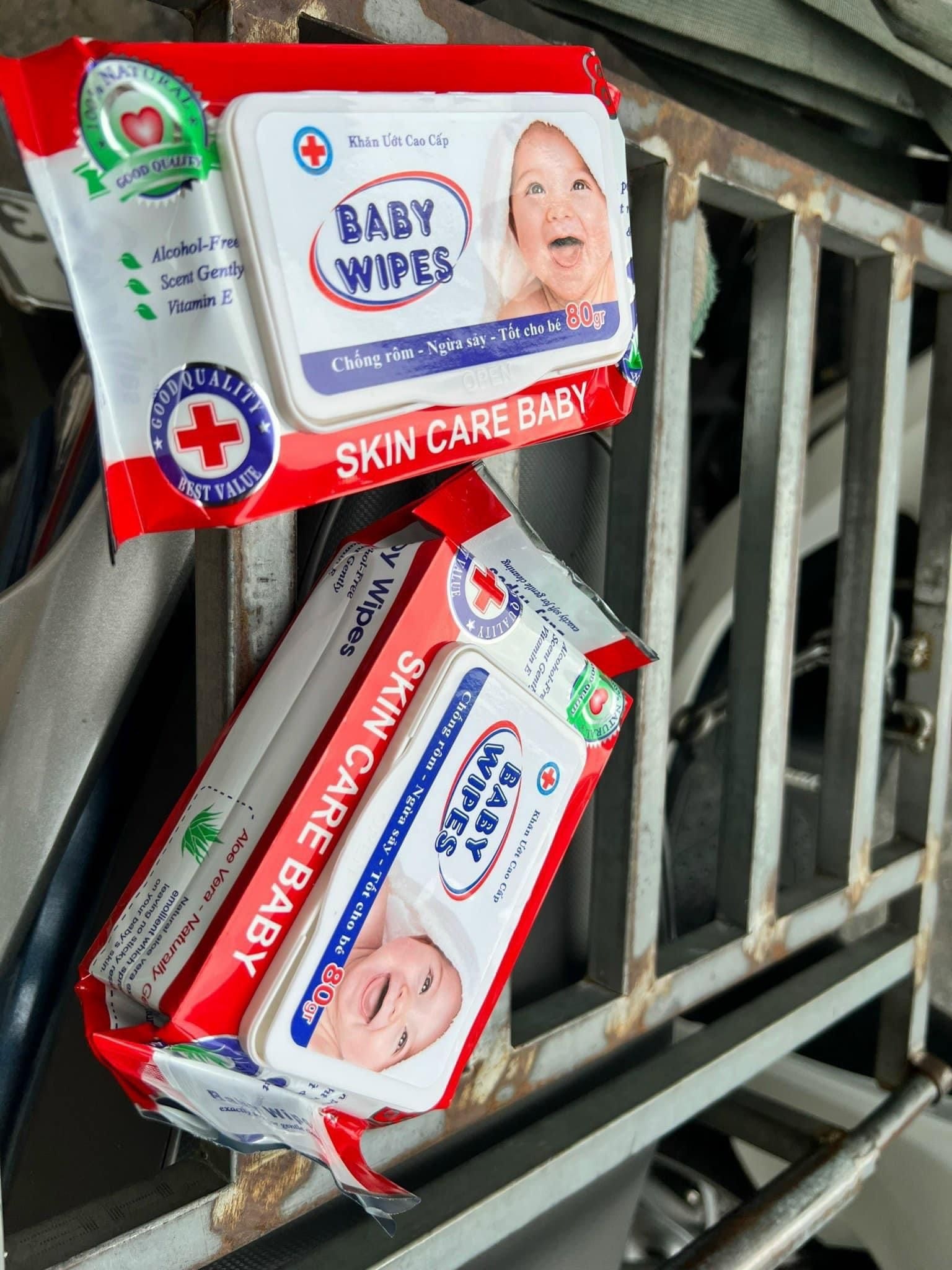 KHĂN ƯỚT BABY WIPES KHÔNG MÙI - BÁN TỪ 10 GÓI 